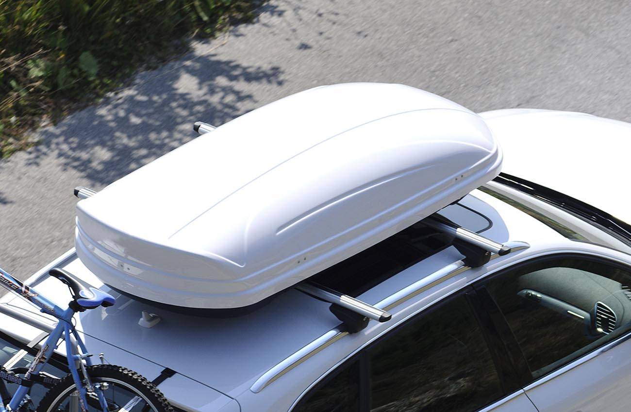Dachbox VDP-MAA460 white Dachkoffer Autokoffer weiss abschließbar 460Ltr