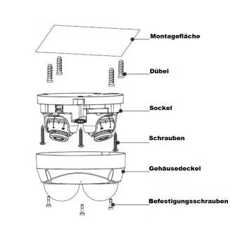 Dahua - IPC-HDBW5441FP-AS-E2-0280B - IP - Dome, - 2x 4MP/WizMind/SMD - 2x 2,8mm fix Objektiv - Unterstützt H.265 /H.264