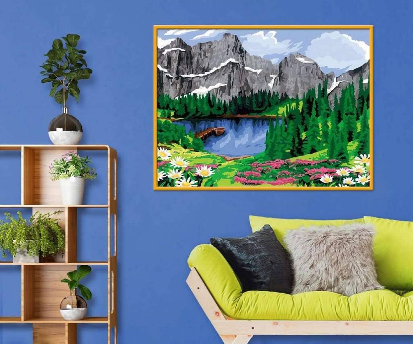 Ravensburger Malen nach Zahlen 28898 - Sommerliche Bergidylle