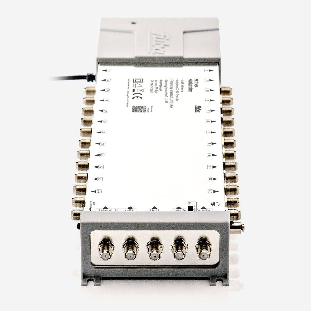 Fuba FMT 524 Multischalter 5/24 - SAT Multischalter 24 Teilnehmer/Receiver/TV mit Energiesparnetzteil - Multiswitch Quattro- und Quad-LNB tauglich