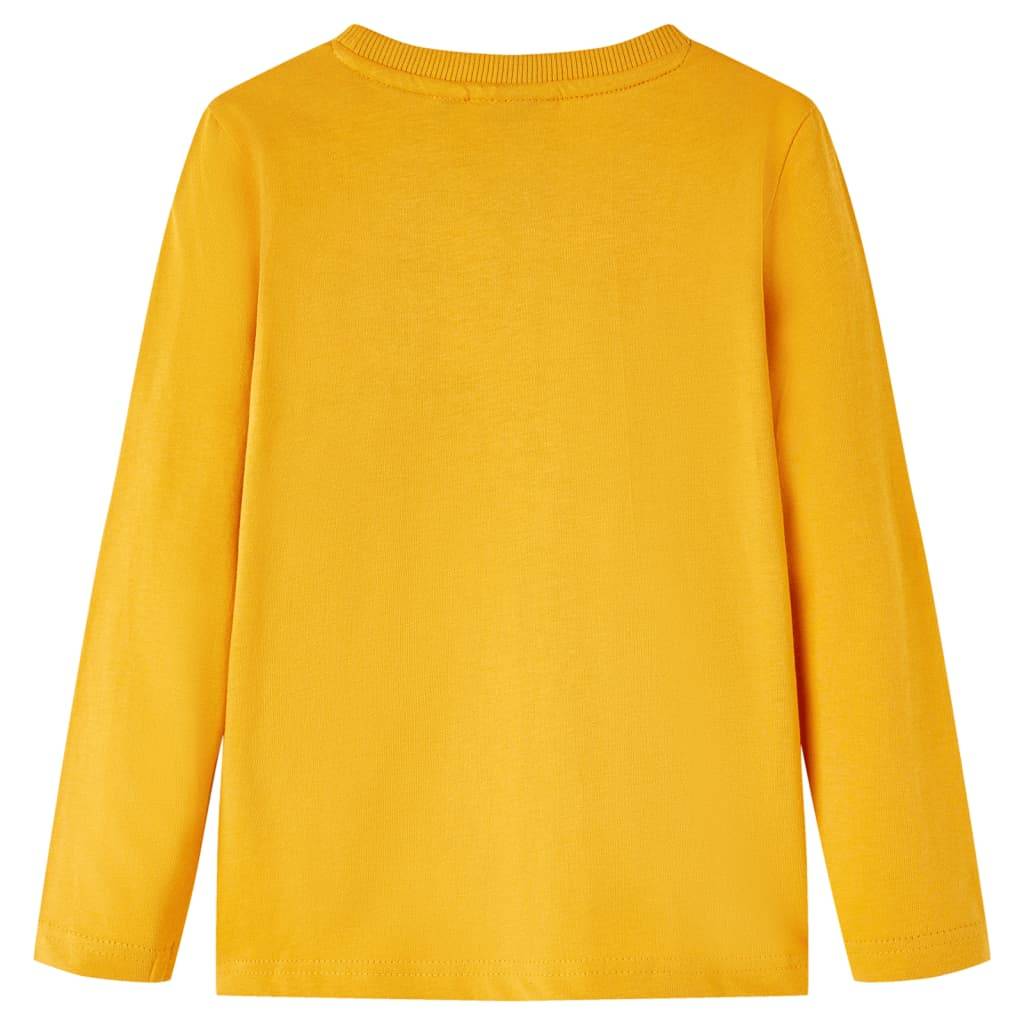 Kinder-Langarmshirt Ocker 104