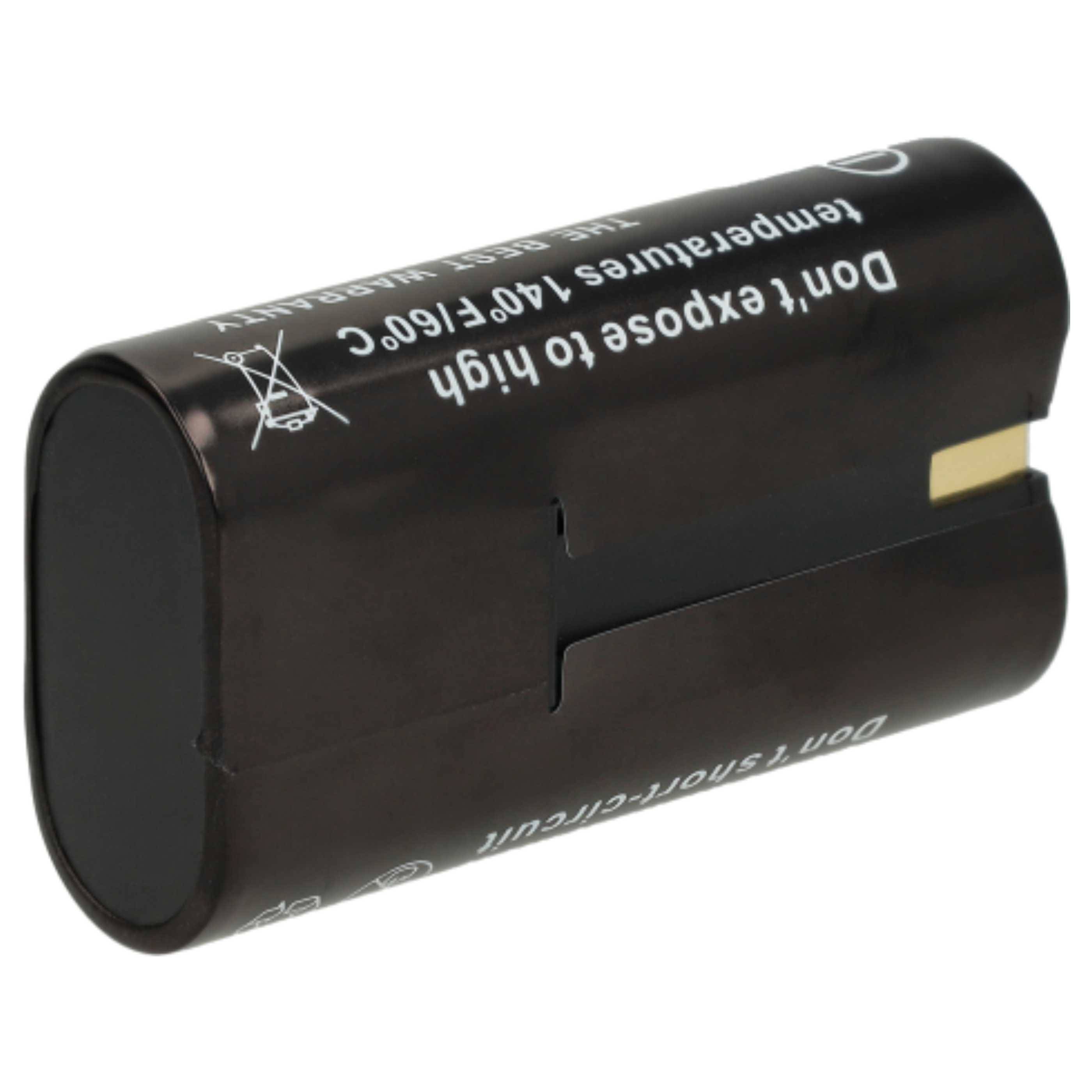 vhbw 3x Akku Ersatz für Kodak Klic-8000, RB50 für Kamera (1200 mAh, 3,6 V, Li-Ion)