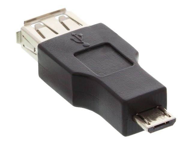 INLINE - Micro-USB OTG Adapter - Micro-B Stecker an USB A Buchse
