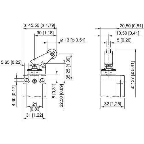 Stahl Positionsschalter 254885