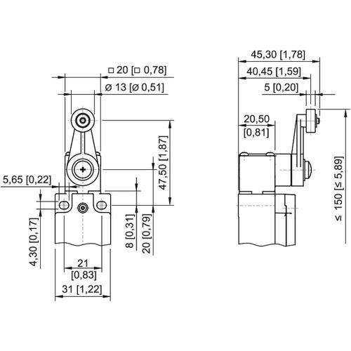 Stahl Positionsschalter 8060/2-2-D-60