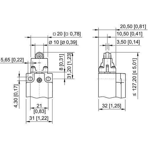 Stahl Positionsschalter 254800