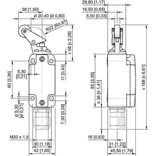 Stahl Positionsschalter 258230