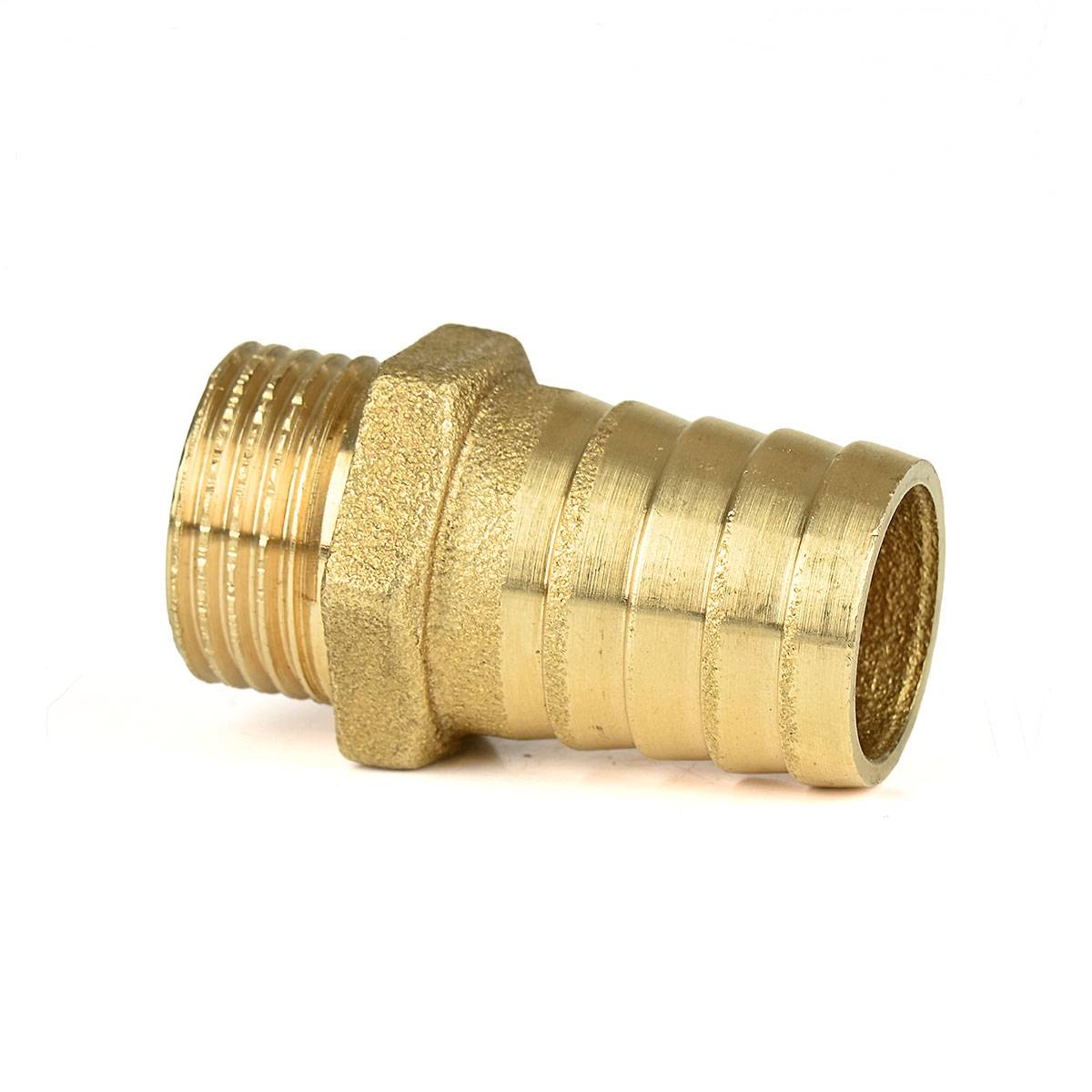 Messing Schlauchtülle mit Außengewinde 1/2" x 12 mm