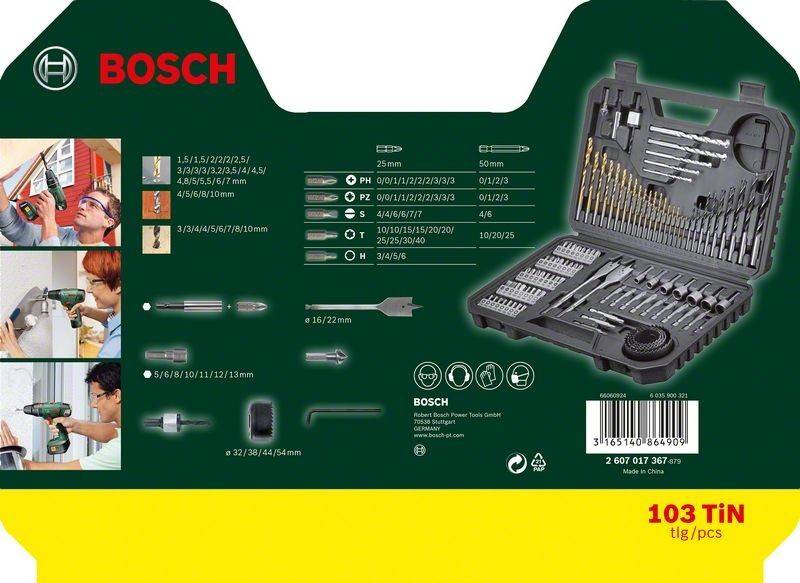 Bosch Power Tools V-Line Box, Bohrer- und 2607017367