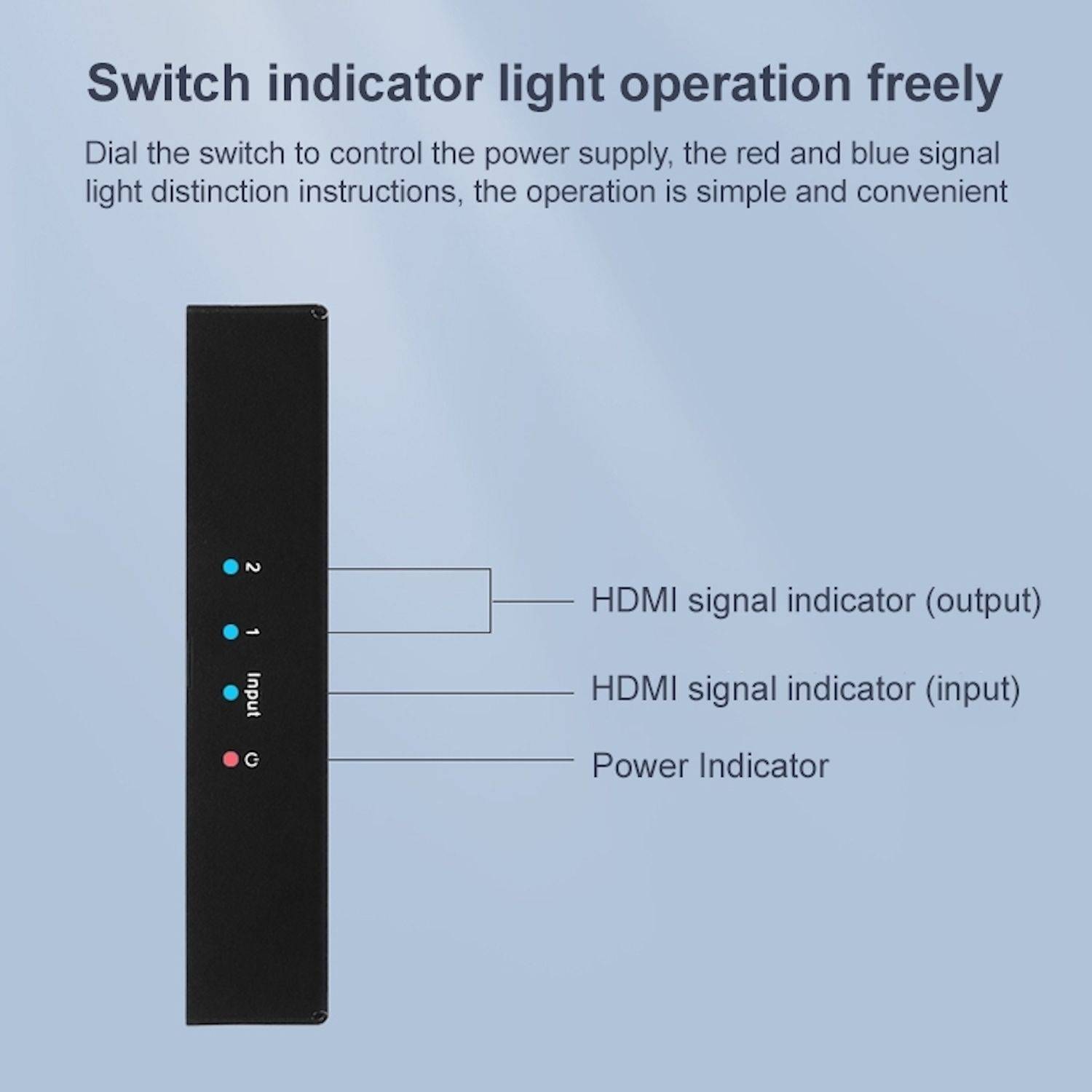Measy SPH102 simultaner HDMI Display Splitter 1 IN 2 OUT 4K Schwarz