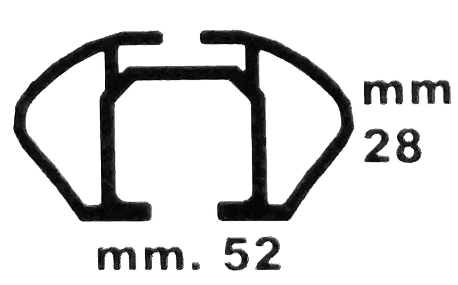 Dachbox JUEASY300 300 Liter schwarz + Dachträger/Relingträger VDP LION1 kompatibel mit für Citroen Zx Break (5 Türer) 94-99