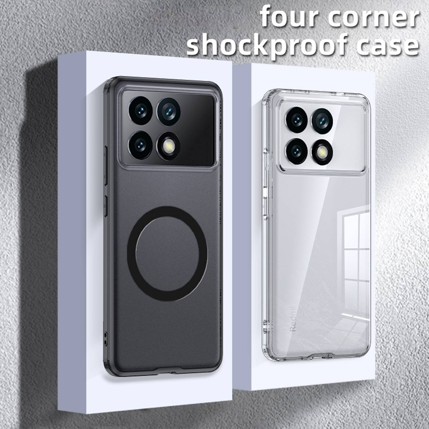 Für Xiaomi 14 Ultra MagSafe Schock Clear TPU Hybrid PC Schutz Hülle