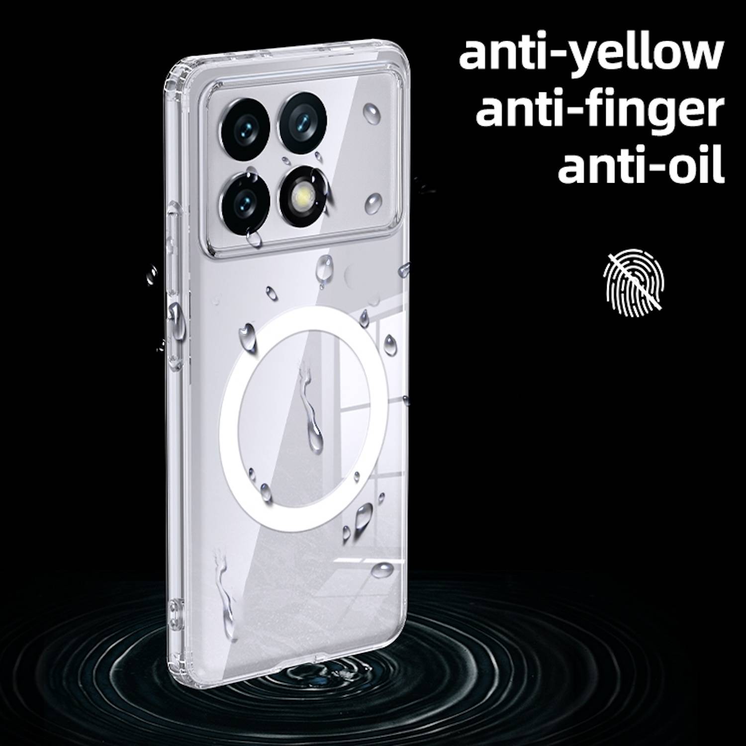 Für Xiaomi 14 Ultra MagSafe Schock Clear TPU Hybrid PC Schutz Hülle