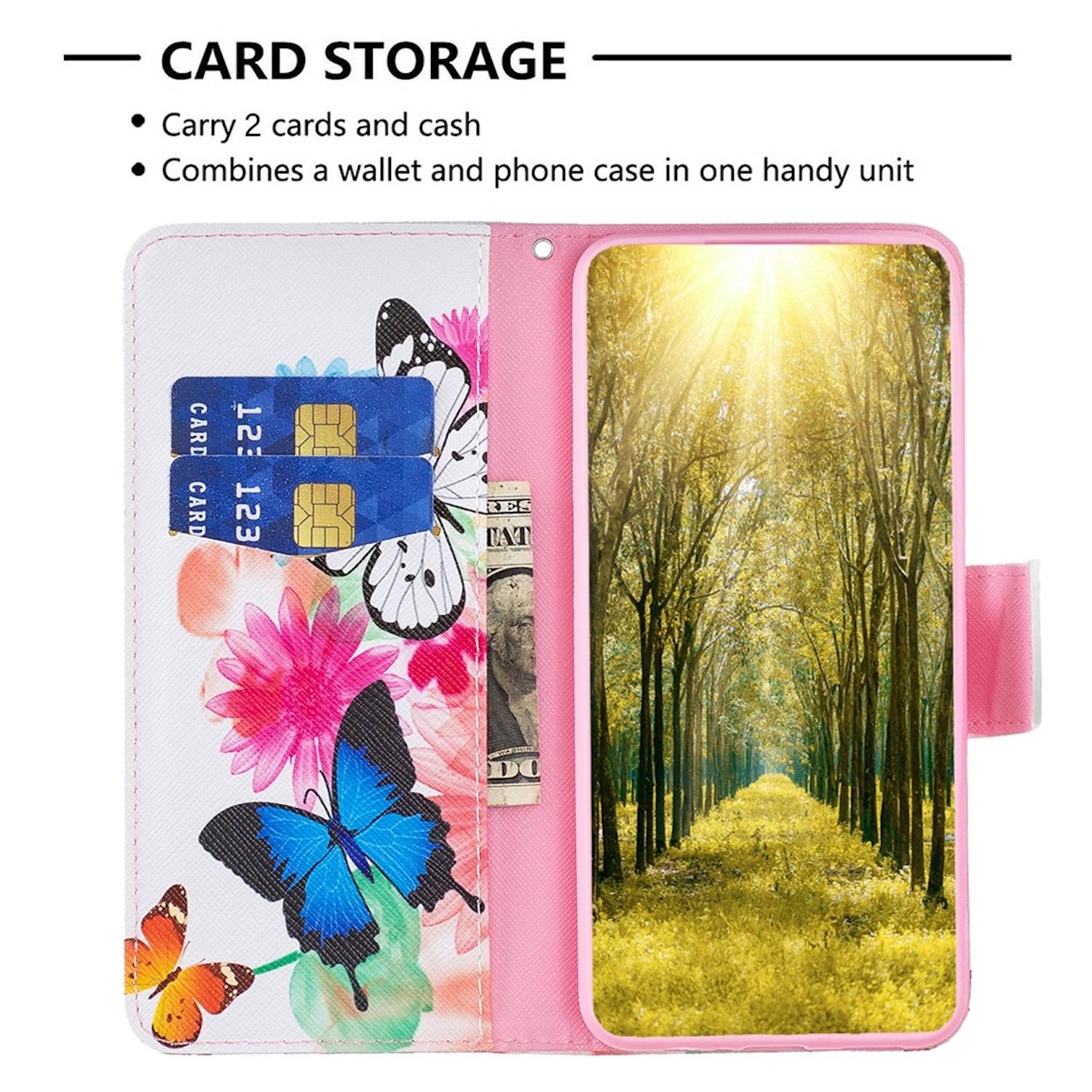 Für Honor 200 Lite Kunstleder Handy Schutz Tasche Hülle Book Motiv 7