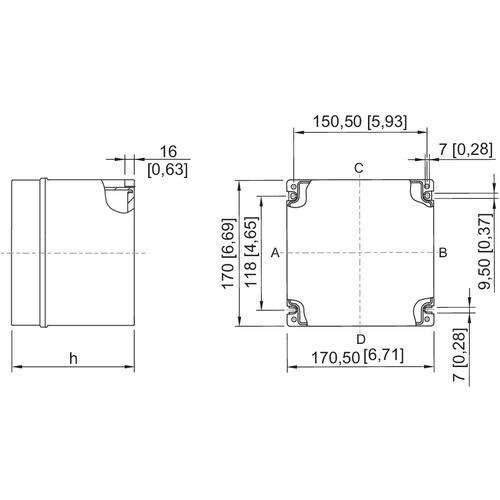 Stahl EExi-Klemmenkasten 8146/2051-3D #136689