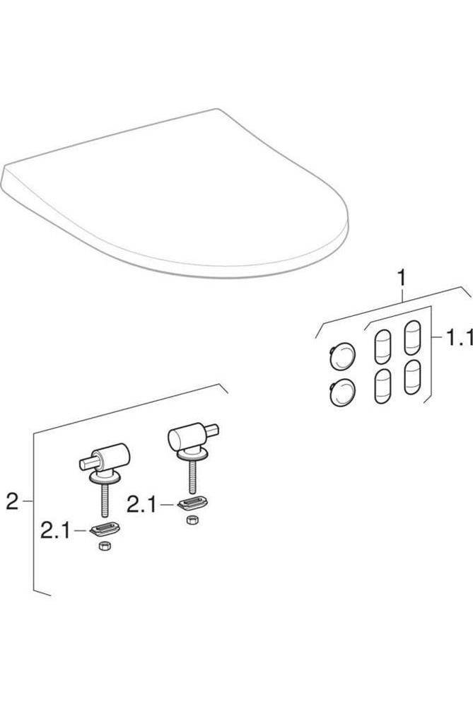 Geberit WC-Sitz iCon AB we mit Absenkautomatik Quick-Release