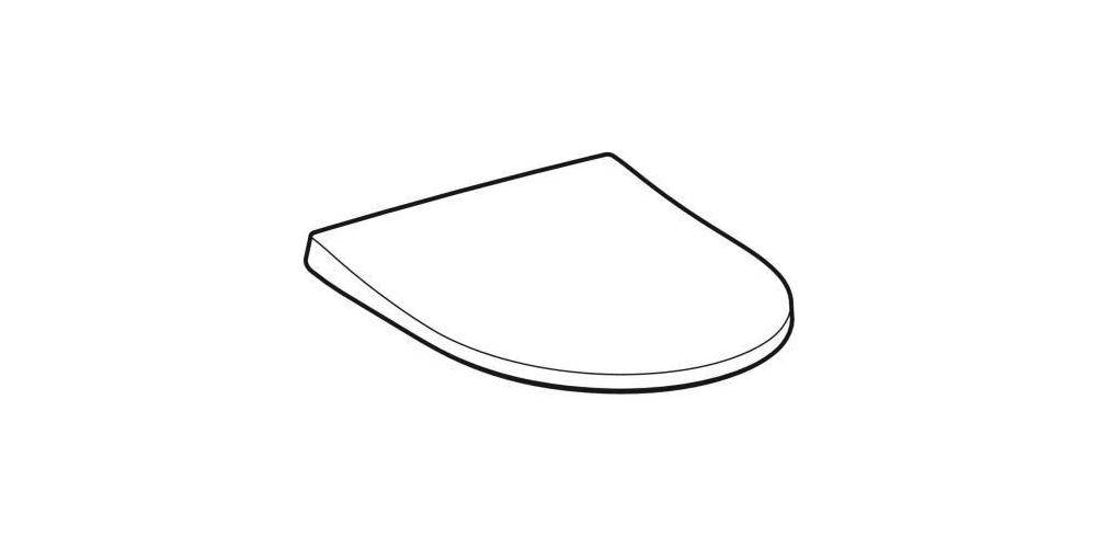 Geberit WC-Sitz iCon AB we mit Absenkautomatik Quick-Release