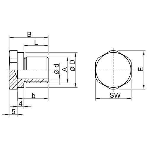 Stahl Kabelverschraubung 265063