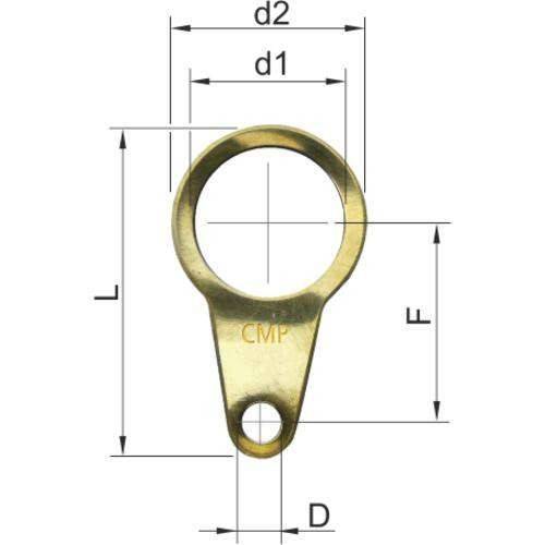 Stahl CMP-Erdungsring 254808