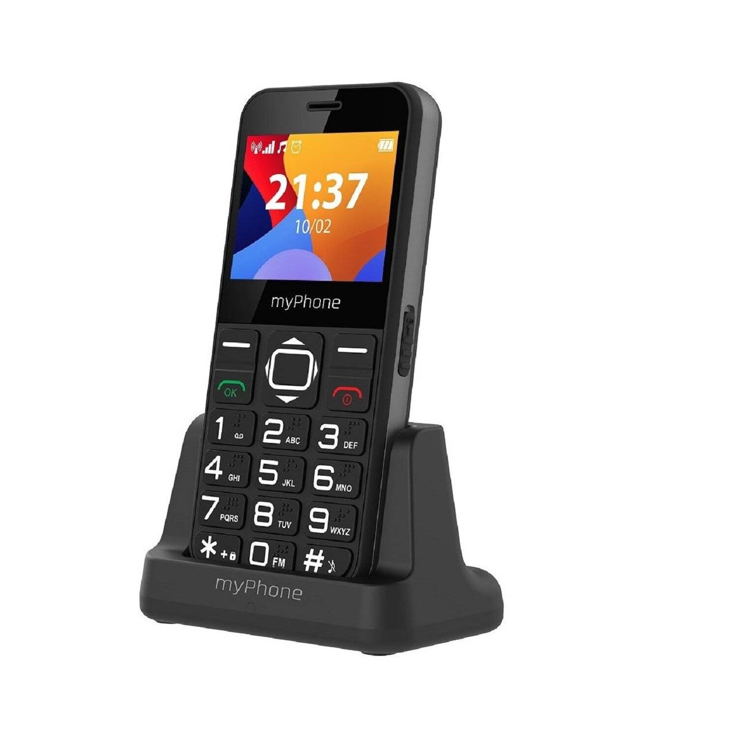 myPhone Halo 3 Mobiltelefon 2.3"-Display, 1000-mAh, USB-C-Anschluss, 0,3 Mpx Kamera, 2G Schwarz