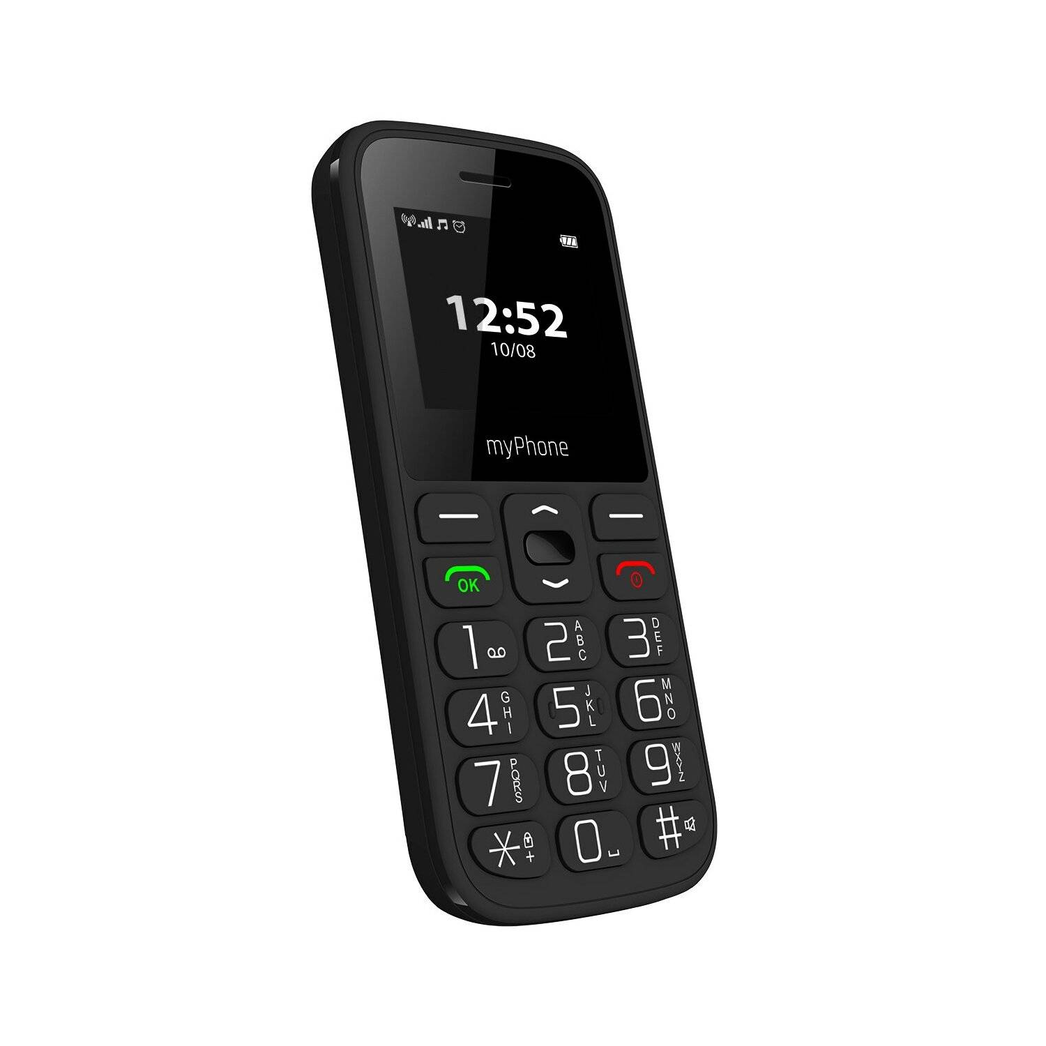 myPhone Halo A Mobiltelefon 1.77"-Display, 800 mAh, Dual Sim, 0,3 Mpx Kamera, 2G Schwarz