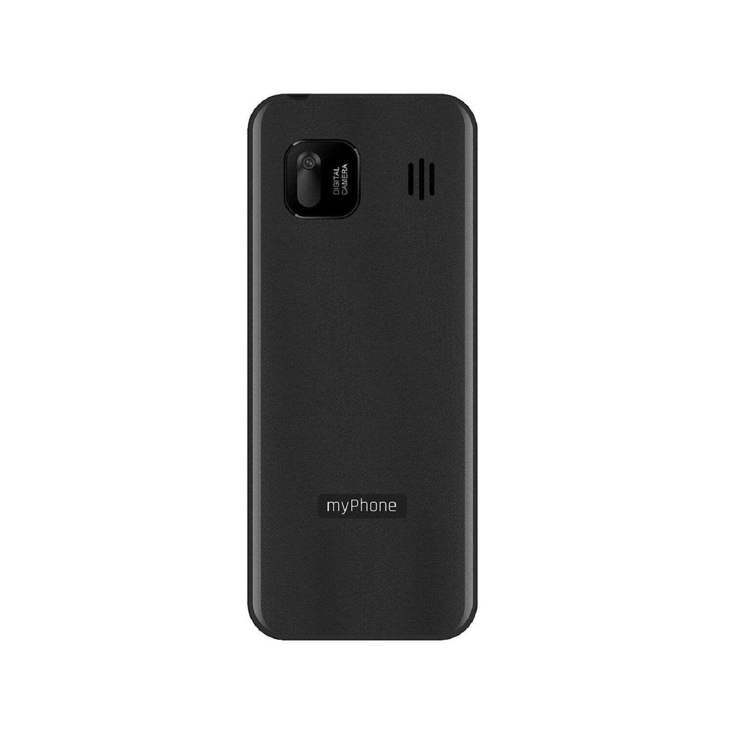 myPhone 6320 Mobiltelefon 2,4"-Display, 1000 mAh, Dual Sim, 0,3 Mpx Kamera, 2G Schwarz