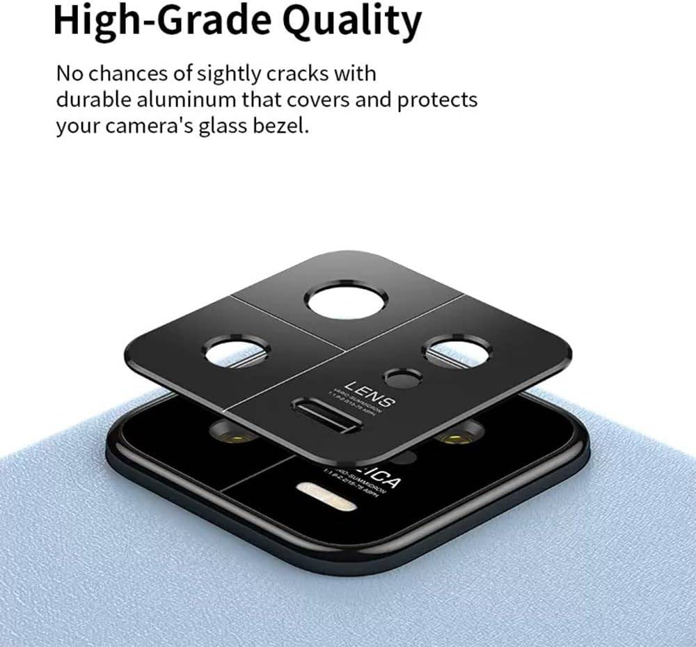 1x Kamera 9H Panzerhartglas für Xiaomi 13 Pro 3D KLAR Schwarzes ECHTES TEMPERED Panzerglas Kameraglas Kamerhartglas Kameraschutzglas Schutzglas