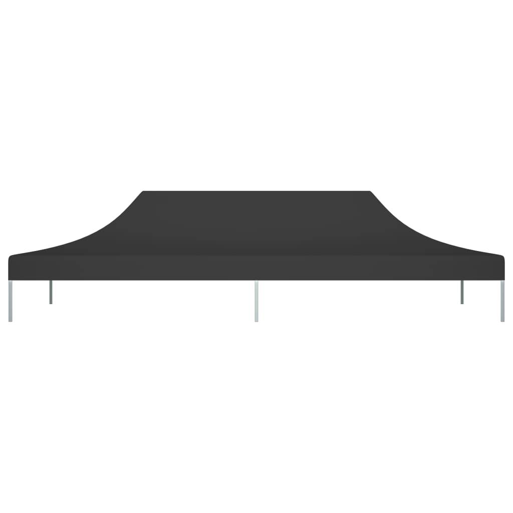 vidaXL Partyzelt-Dach 6x3 m Schwarz 270 g/m²
