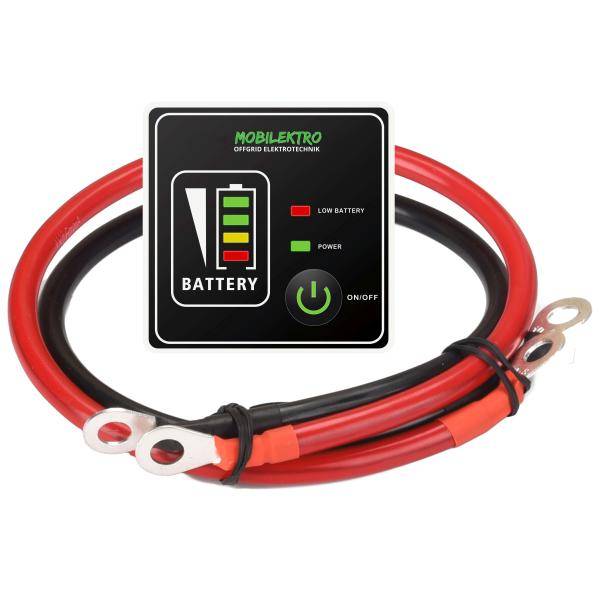 Wechselrichter Mobilektro MCI-12/1000, mit integriertem 20A Ladegerät, 12V DC, 1000W