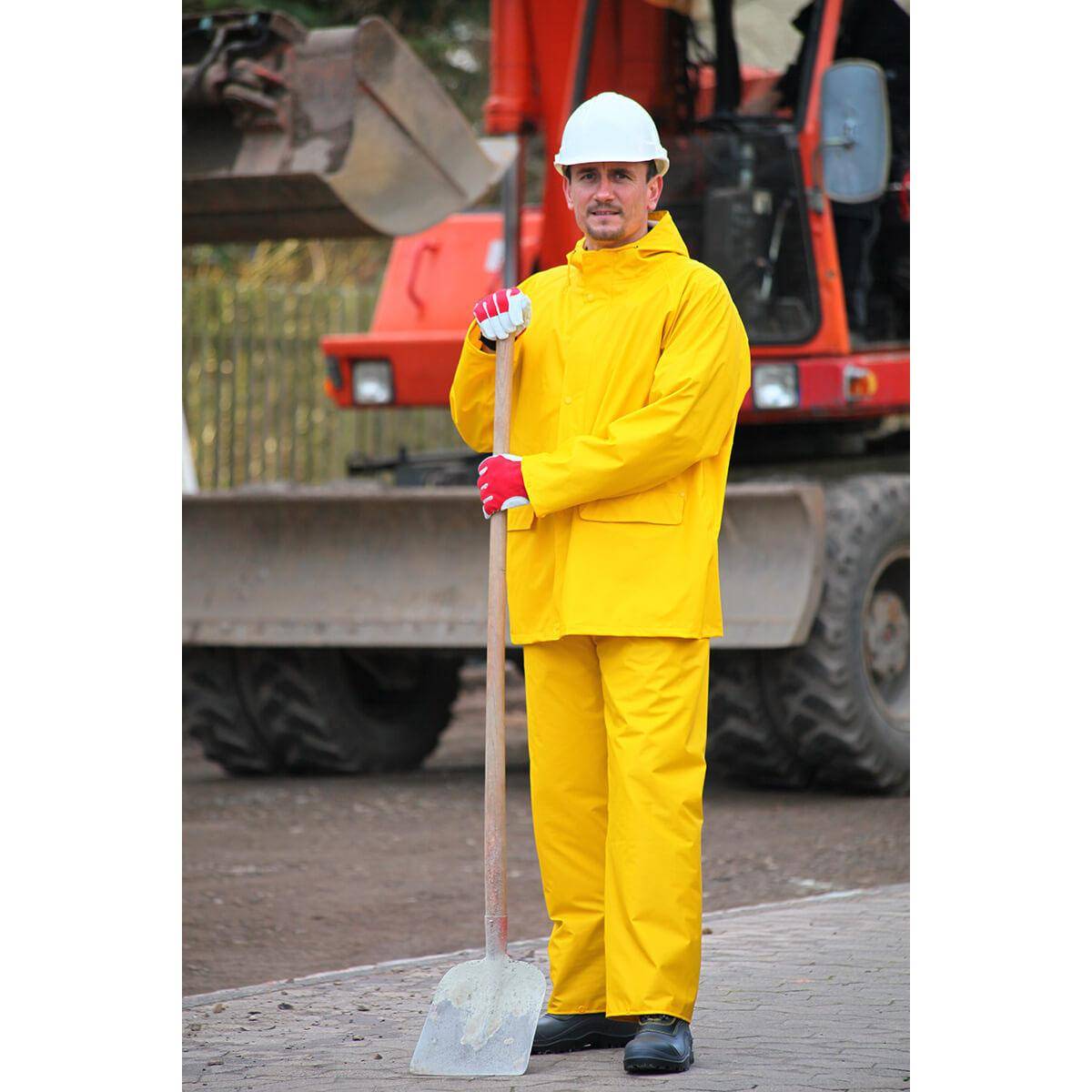 L+D PUplus Regenlatzhose Gelb Größe XXL