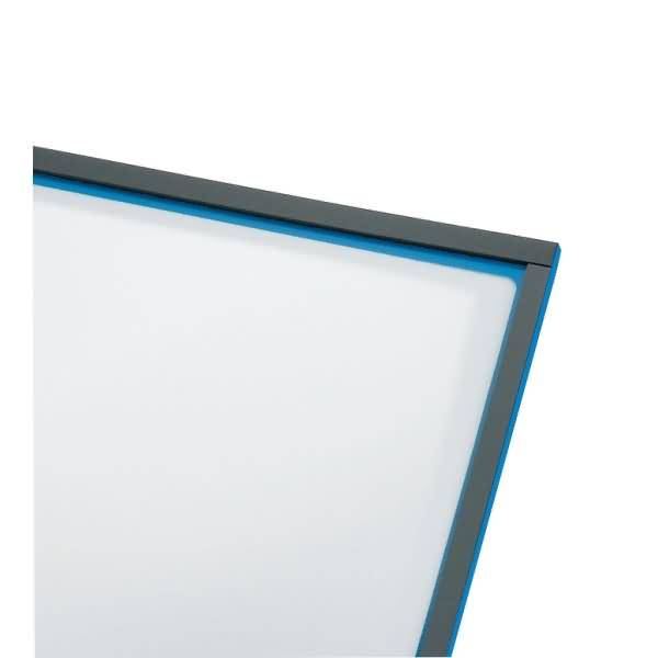 Infotaschen mit Überschrift -Information- magnetisch für DIN A4 352x225mm VE=5 Stück grau