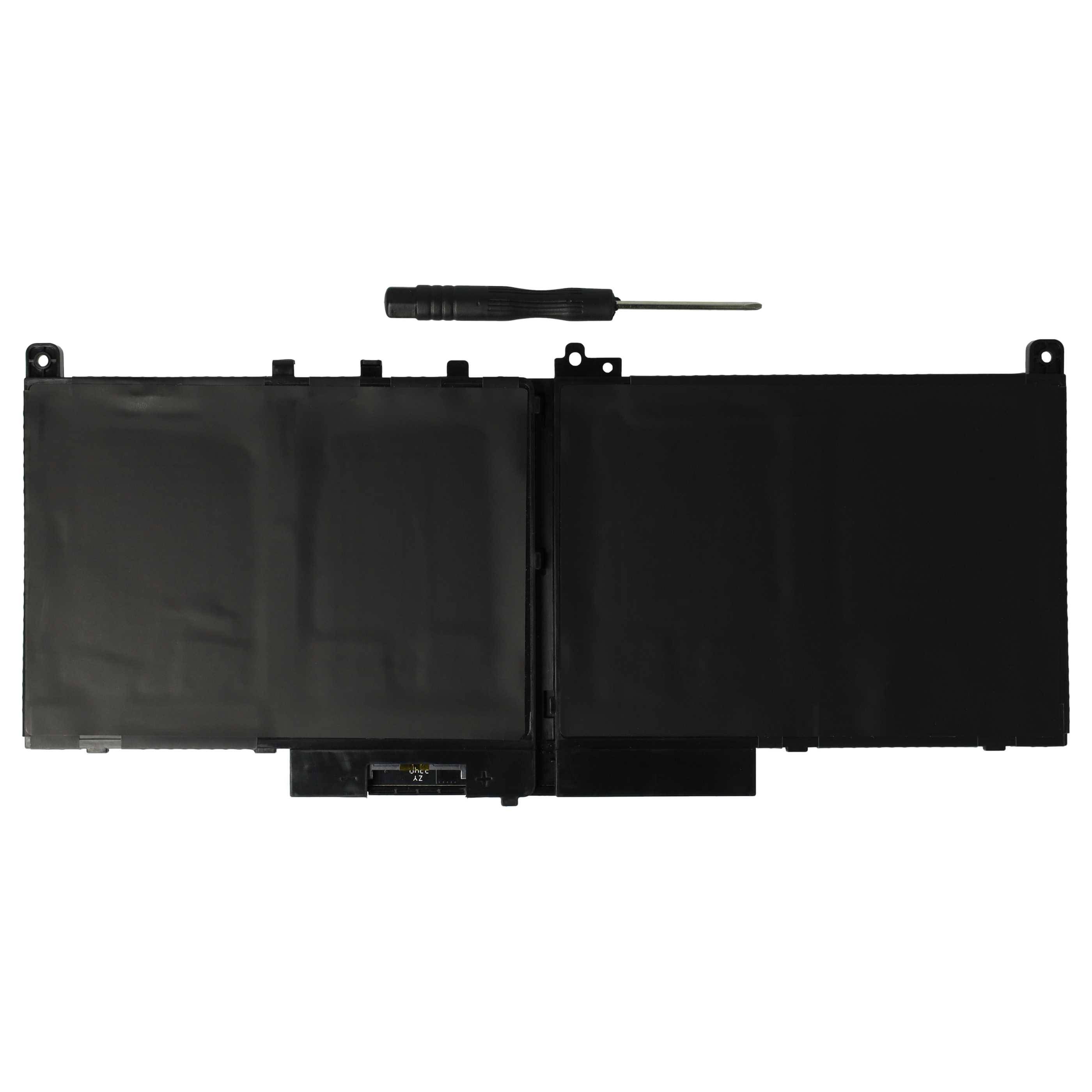 vhbw Akku Ersatz für Dell P26S001, P61G001, WYWJ2 für Notebook (7200 mAh, 7,6 V, Li-Polymer)