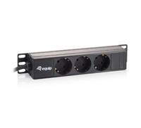 equip pro - Stromverteilungseinheit (Rack - einbaufähig) - Wechselstrom 250 V - 3500 Watt - Eingabe, Eingang Stromversorgung - Ausgangsanschlüsse: