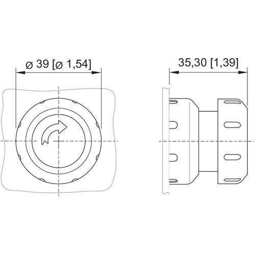Stahl Pilzsperrtaster 223699