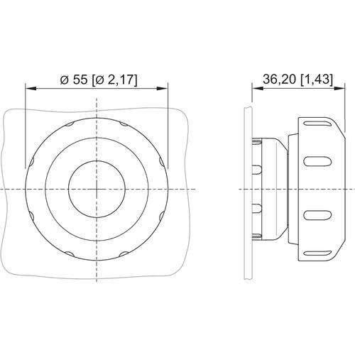 Stahl Pilzdrucktaster 244642