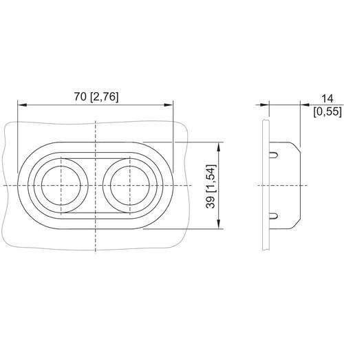 Stahl Doppeldrucktaster 244638
