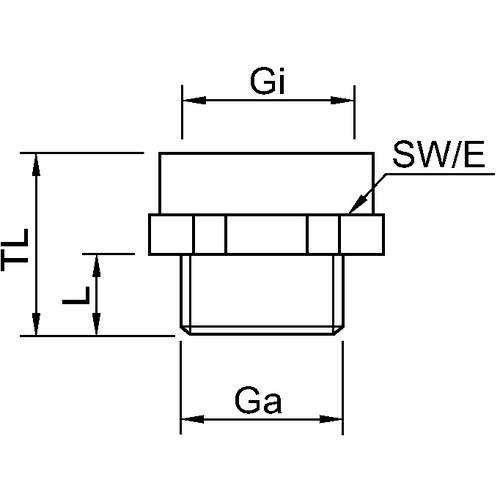 Stahl Ex-Erweiterung M40-M50