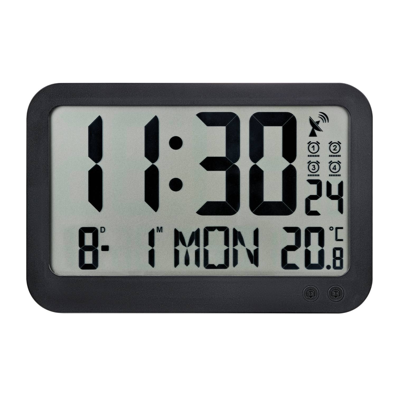 Atlanta Atlanta 4519 Funkwanduhr schwarz