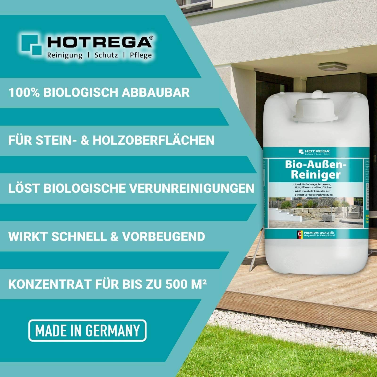HOTREGA Bio Außen Reiniger Konzentrat 5 Liter