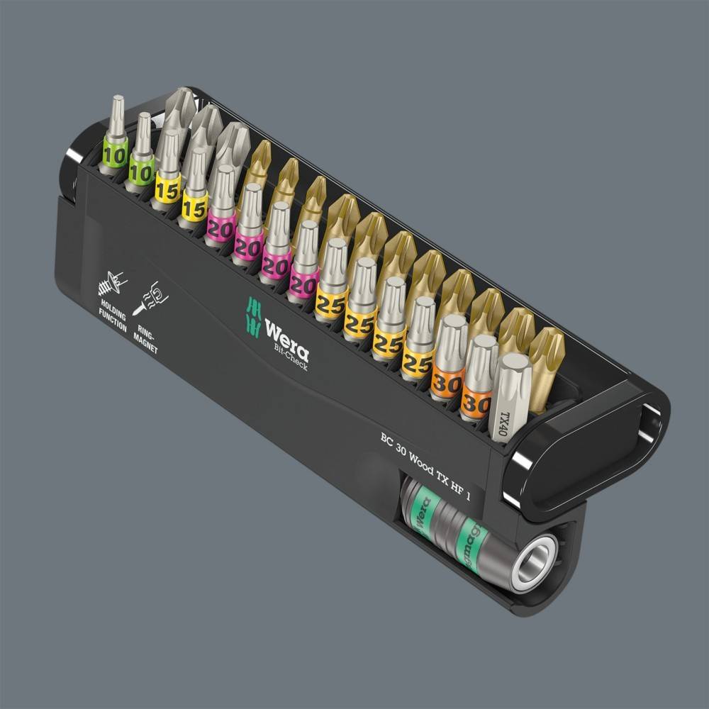 Wera Werk Bit-Check 30 Wood 05057437001