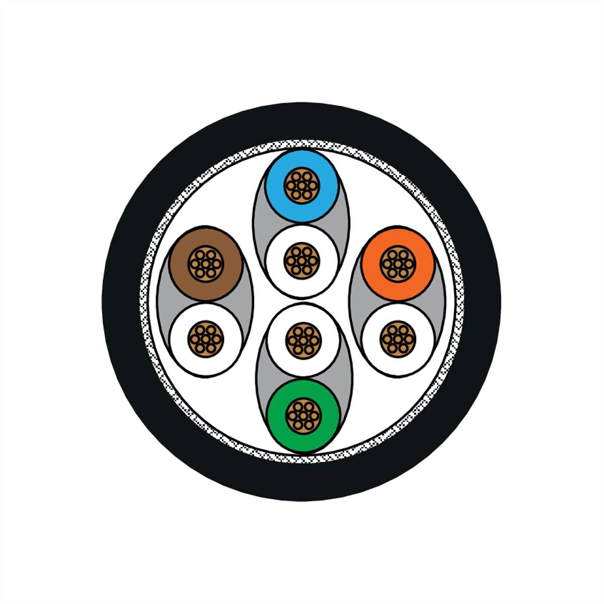 METZ CONNECT Patchkabel Cat.6A AWG 26, LSOH, schwarz, 70 m