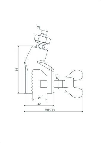 DEHN Erdungsklemme EK FL20 FS