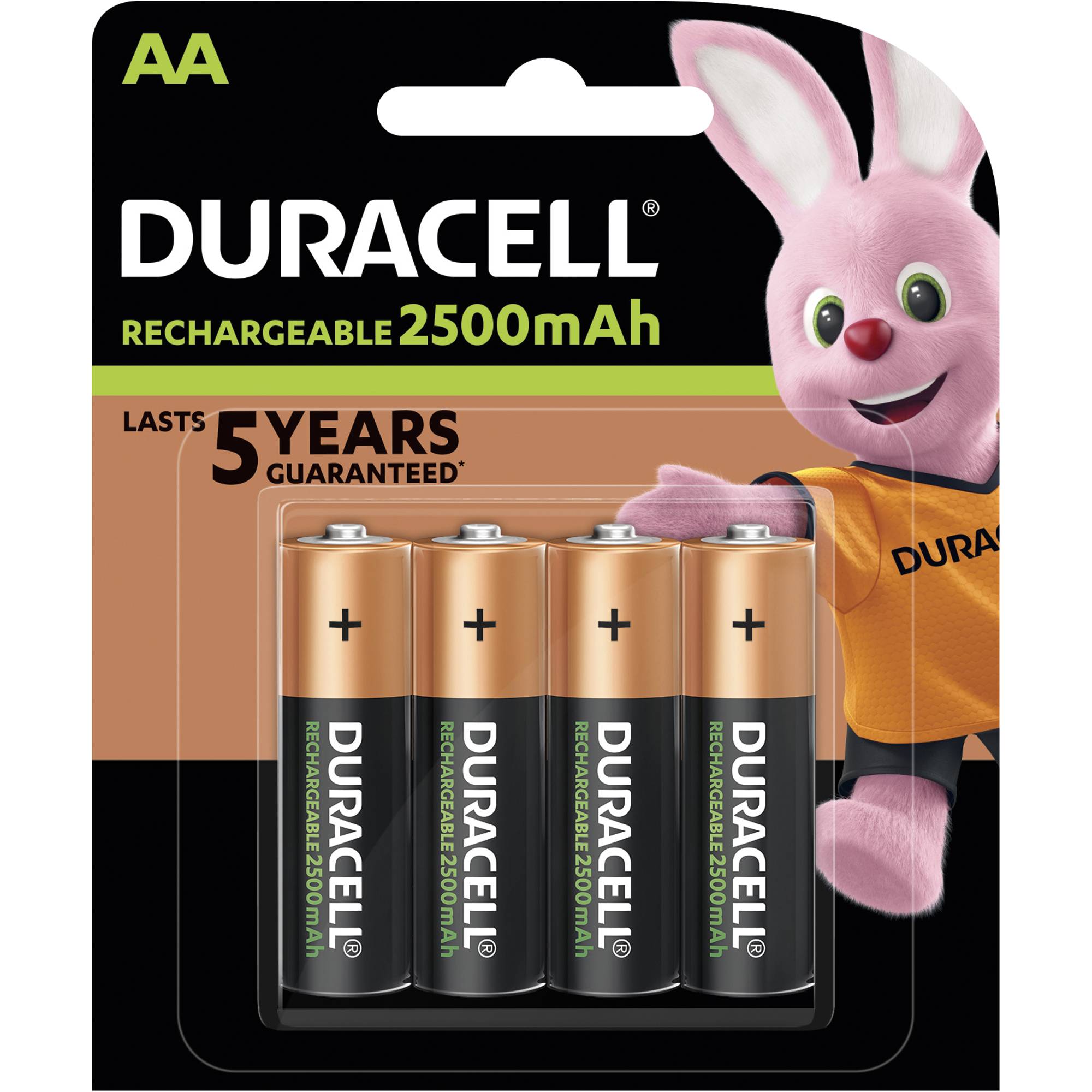 DURACELL Akku 057043 NiMH Mignon AA HR06 1.2V/2.500mAh 4 St./Pack.
