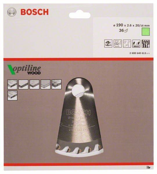 Bosch Power Tools PRO Wood Kreissägeblatt, 2608640613
