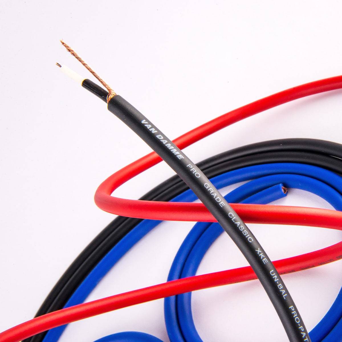 Van Damme XKE Pro-Patch unbalanced Patchkabel Rot Meterware