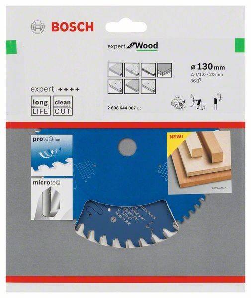 Bosch Power Tools Kreissägeblatt Wood 2608644007