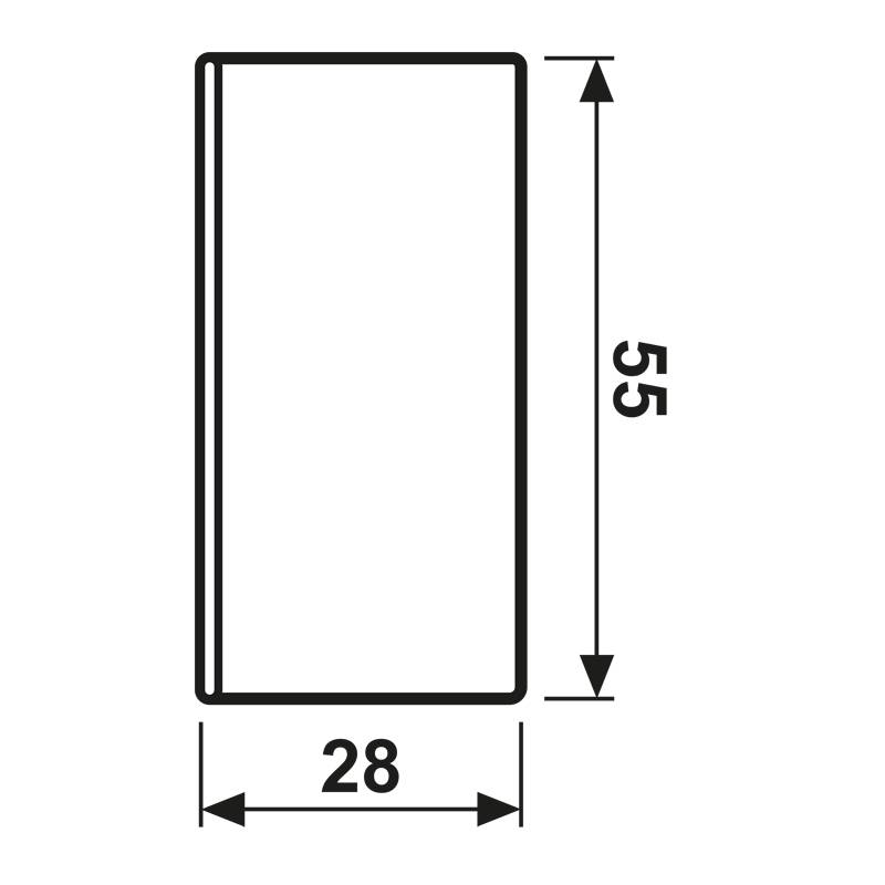 Jung Taste 2-fach sw A 402 TSAP SW