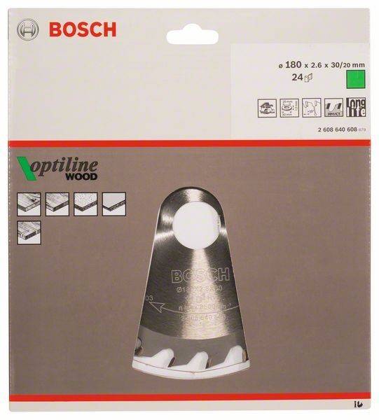 Bosch Power Tools PRO Wood Kreissägeblatt, 2608640608