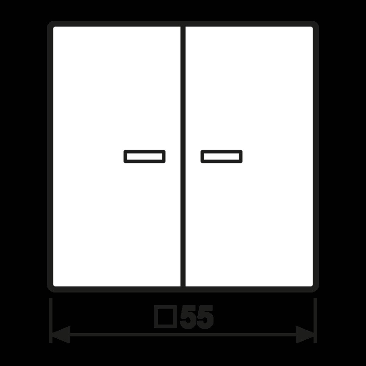 Jung Wippe alu A 595 KO5 AL