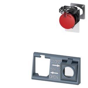 Siemens Dig.Industr. Not-Aus-Pilzdrucktaster 3WA9111-0AH25